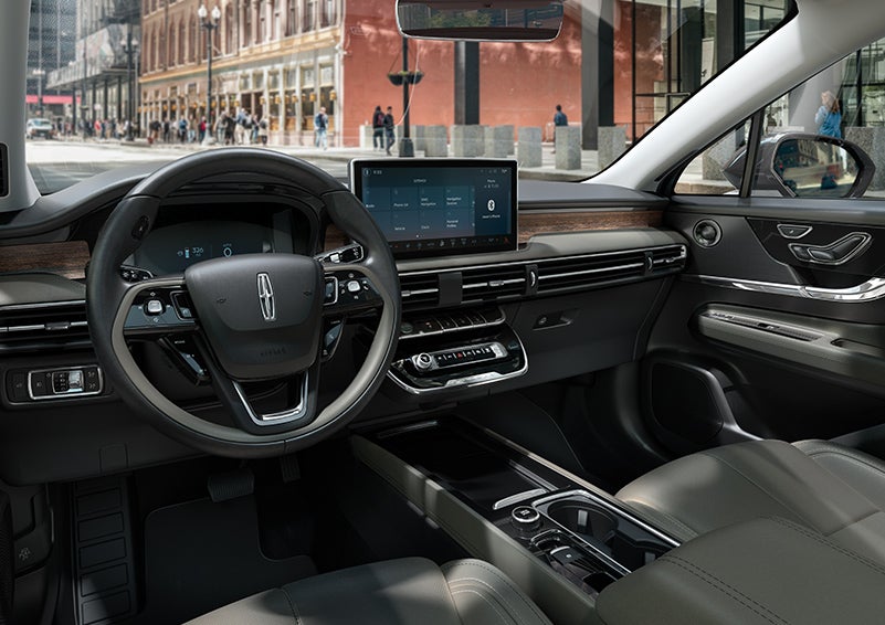 The interior dashboard of 2024 Lincoln Corsair® SUV is shown here. | Duncan Lincoln in Blacksburg VA