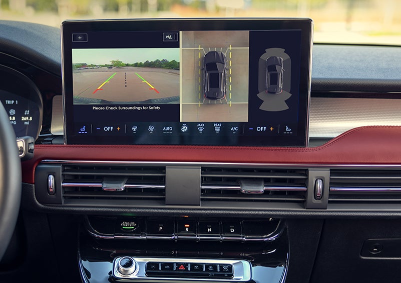 The large center touchscreen of a 2024 Lincoln Corsair® SUV is shown. | Duncan Lincoln in Blacksburg VA