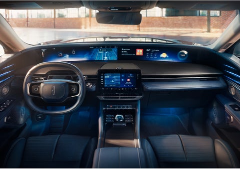 The panoramic display is shown in a 2024 Lincoln Nautilus® SUV. | Duncan Lincoln in Blacksburg VA